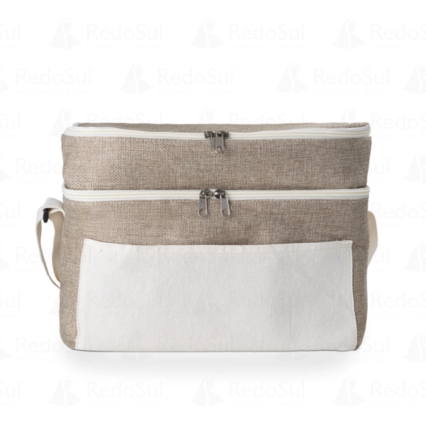 Bolsa Térmica Personalizada em Algodão e Juta Sintética